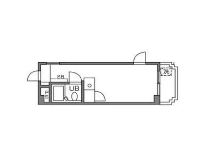 ハイムピア21 女性限定(ワンルーム/4階)の間取り写真
