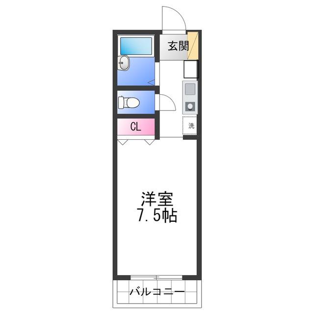 マ・メゾン21(1K/2階)の間取り写真