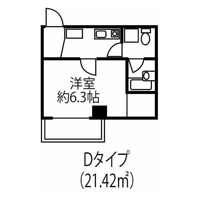 プルミエール三軒茶屋(1K/4階)の間取り写真