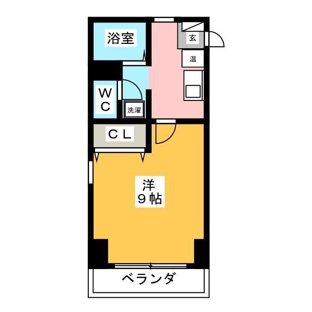 サンコウビル(1K/5階)の間取り写真