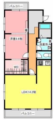 シャトーインTOKAI(1SLDK/3階)の間取り写真
