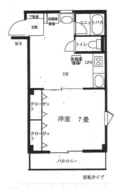 MI VOL.2(1DK/1階)の間取り写真