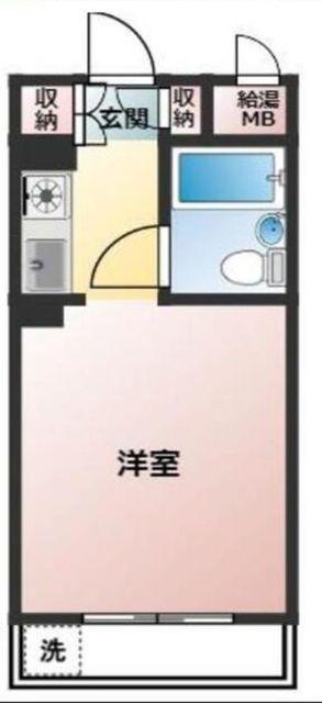 クリスタル高円寺PART1(1K/2階)の間取り写真