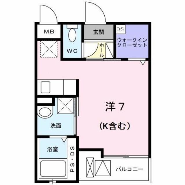 SEPTE′NOVA(ワンルーム/4階)の間取り写真