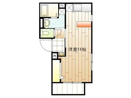 Mステージ西小山(ワンルーム/4階)の間取り写真