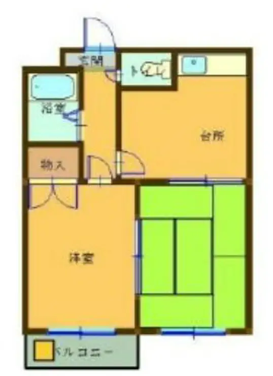 パインハイツ 3階階 間取り