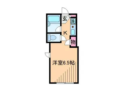 モンテローザ日吉(ワンルーム/1階)の間取り写真