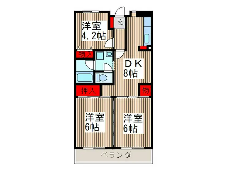 グランシャリオ 3階階 間取り