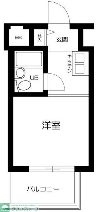 スカイコート下高井戸 12階階 間取り