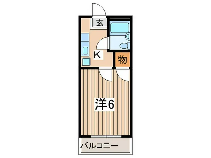 キャッスルカナン 3階階 間取り