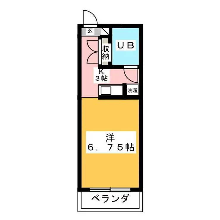 コーポ5旭ヶ丘 3階階 間取り