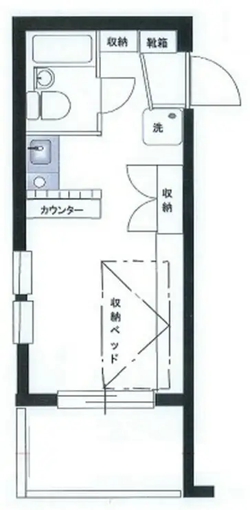 ベルトピア日吉II 1階階 間取り