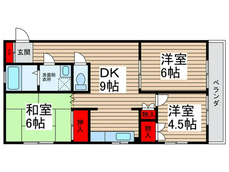 ニューホームズ第一マンション 3階階 間取り