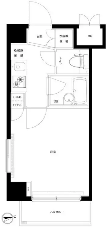 ルーブル北新宿 9階階 間取り