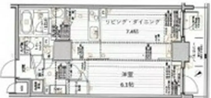 アーバンキャッスル田端 2階階 間取り
