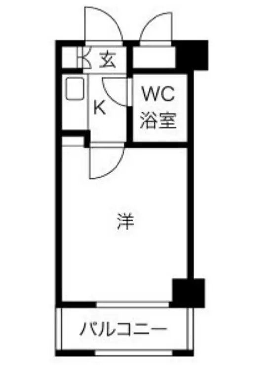 クリオ石川台壱番館 4階階 間取り