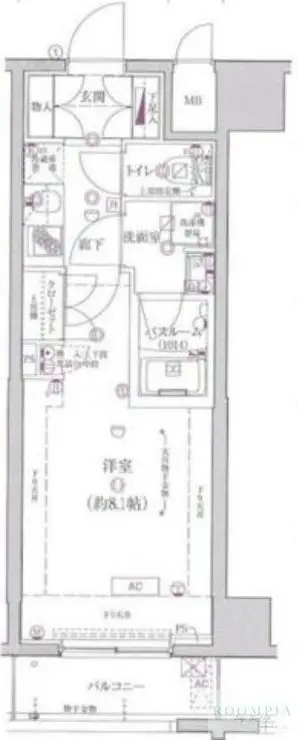 アルテシモシリウス 2階階 間取り