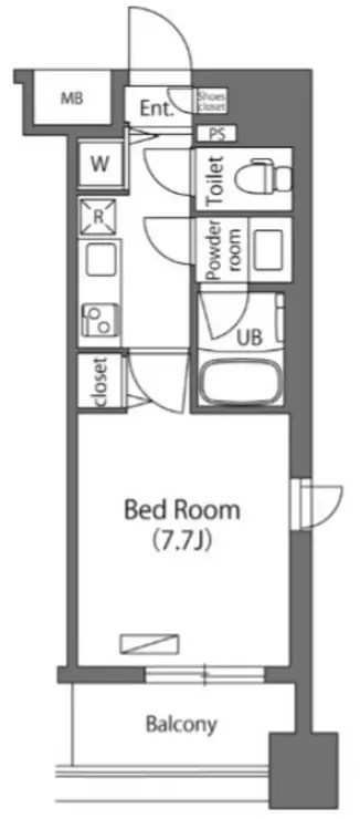エミリブ練馬 9階階 間取り