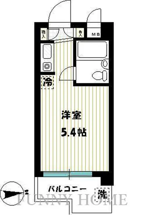 アマドリア豪徳寺 1階階 間取り