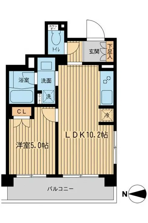 KDX川口幸町レジデンス 3階階 間取り