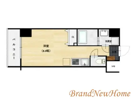 ルミノーサ堺(ワンルーム/5階)の間取り写真