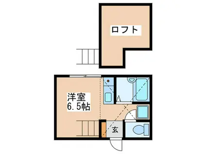 メゾン・ド・フォルテ(ワンルーム/1階)の間取り写真