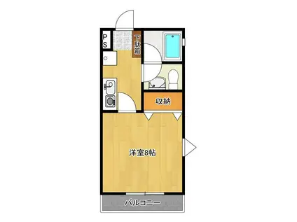 NEXTビル(1K/7階)の間取り写真