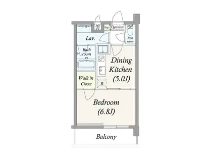 菱和パレス秋葉原駅前(1DK/9階)の間取り写真