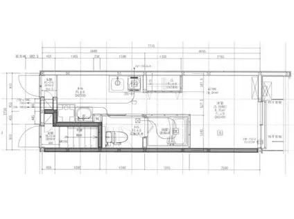 ECOSKODAIRA(ワンルーム/1階)の間取り写真