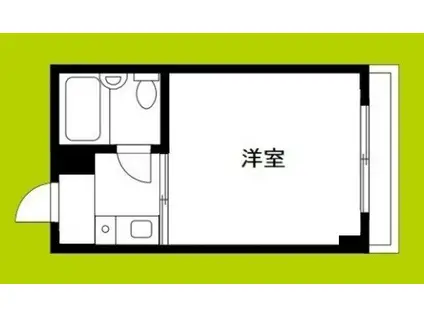 エクラ深江橋(1K/3階)の間取り写真