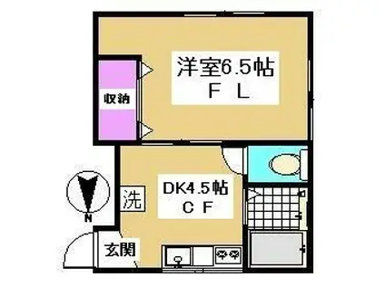 クラッシィタワー新宿御苑(3LDK/11階)の間取り写真