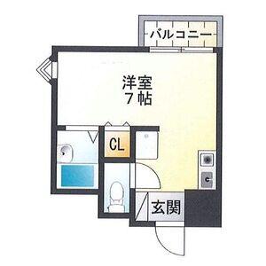 メゾンピアYUKYU(ワンルーム/4階)の間取り写真