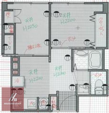 プラザ新大阪(1LDK/3階)の間取り写真