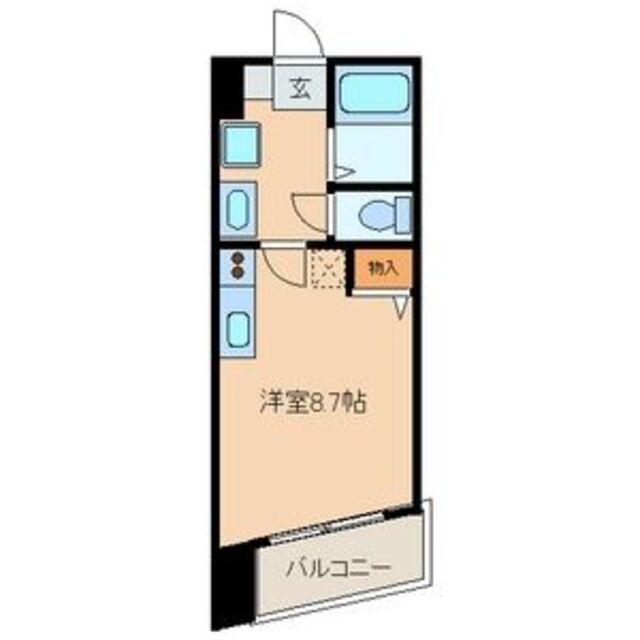 葵ビル(ワンルーム/4階)の間取り写真