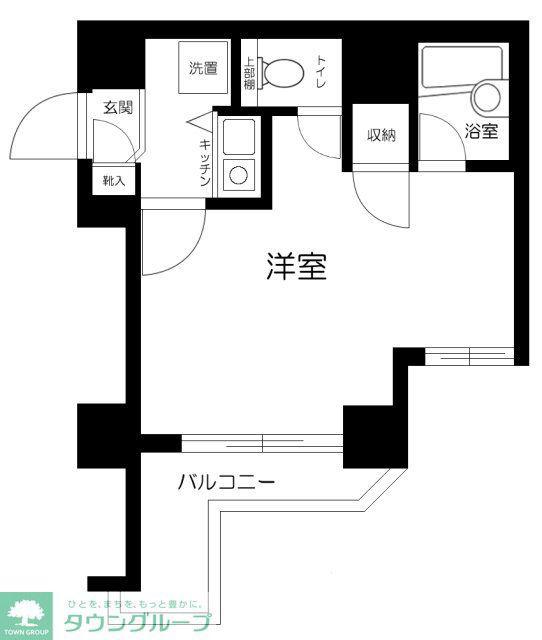 サンテミリオン笹塚(1K/7階)の間取り写真