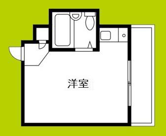 宝楽トレジャー(ワンルーム/4階)の間取り写真