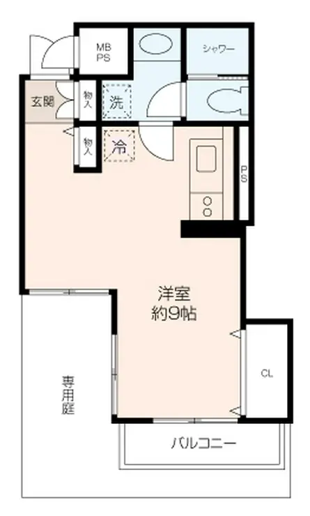 サンパレス本郷台 1階階 間取り