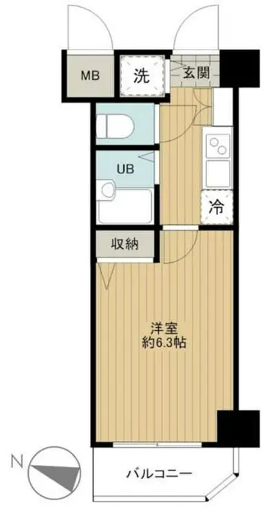 フェニックス椎名町 6階階 間取り