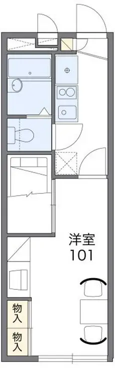 レオパレスコトブキ C 2階階 間取り