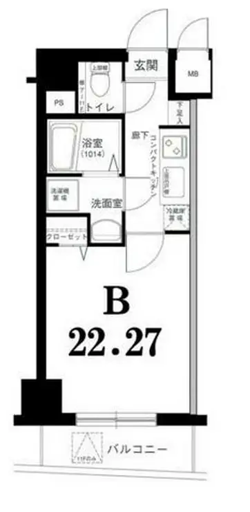 グリフィン・品川大井 9階階 間取り