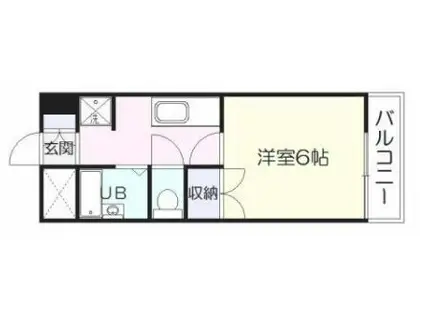 N・D・L春日(1K/3階)の間取り写真