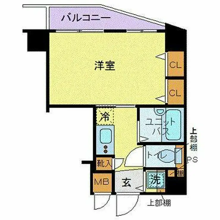 トーシンフェニックス川崎 3階階 間取り
