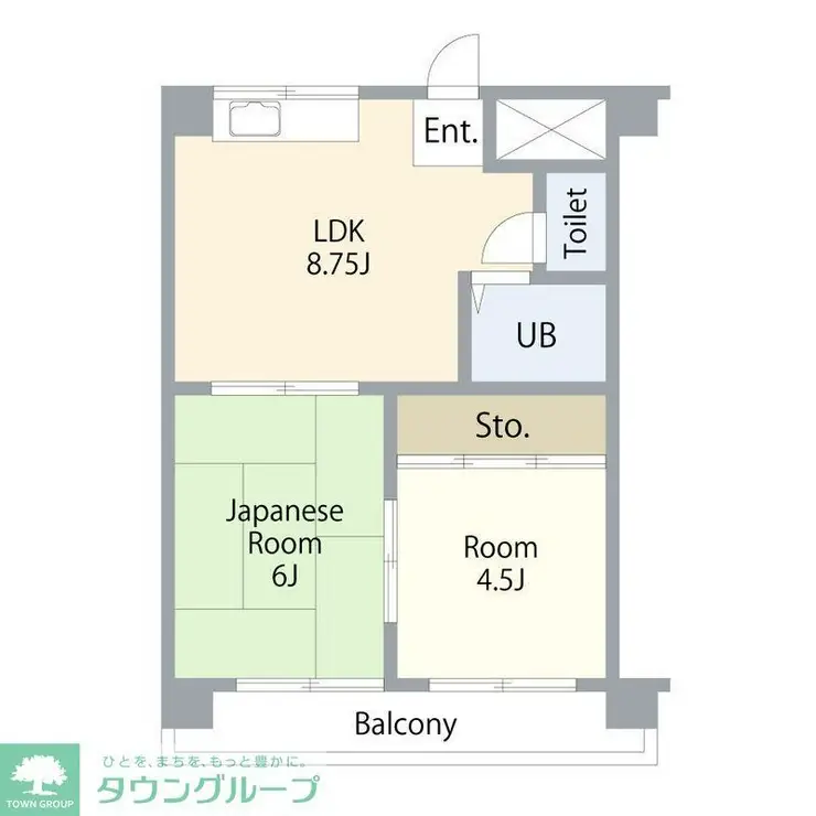 松戸第八マンション 7階階 間取り