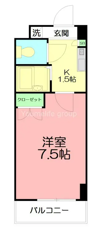 ABITARE海老名 4階階 間取り