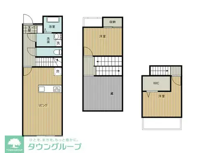 AMOUR K(2LDK/1階)の間取り写真