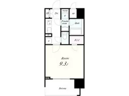 セイワパレス京町堀(1K/7階)の間取り写真