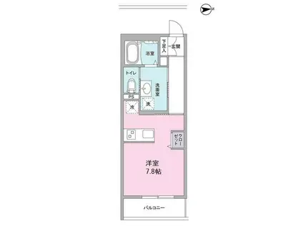 SHIMOKITA APARTMENT(ワンルーム/2階)の間取り写真