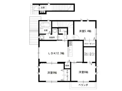 ブレストンコート4(3LDK/2階)の間取り写真