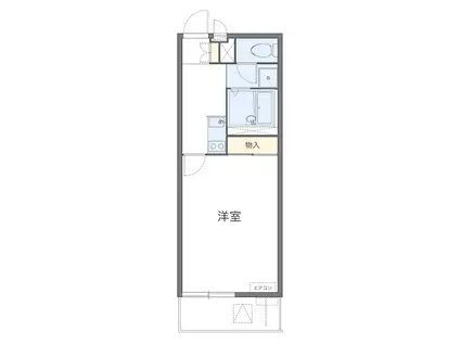 ドエル小竹向原(1K/1階)の間取り写真