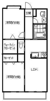 リモンチェッロ(2LDK/1階)の間取り写真
